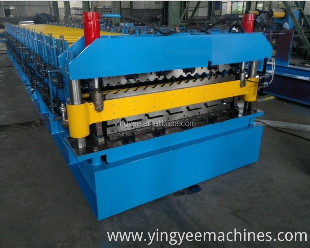 double layer roofing sheet roll forming machine